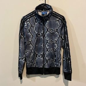 Blue Snake Adidas Jacket